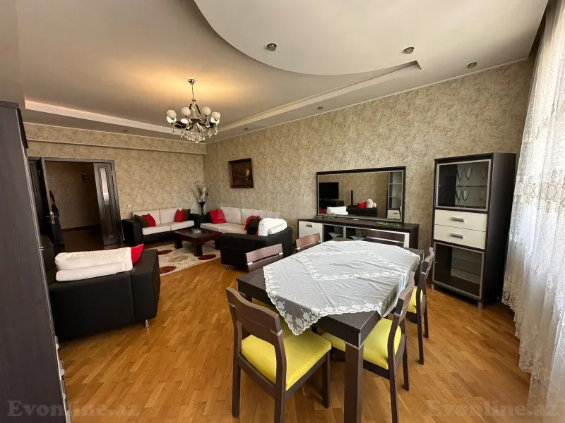 Kirayə verilir 3 otaqlı Mənzil Yeni tikili 140 m² Nizami m. - şəkil 2
