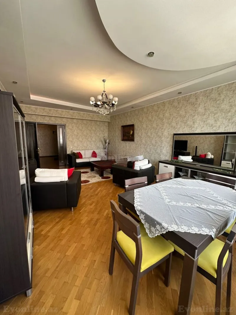 Kirayə verilir 3 otaqlı Mənzil Yeni tikili 140 m² Nizami m. - şəkil 5
