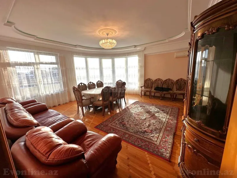 Kirayə verilir 4 otaqlı Mənzil Yeni tikili 165 m² Nərimanov r. - şəkil 2