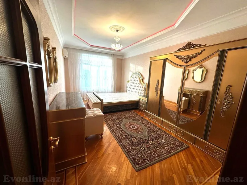 Kirayə verilir 4 otaqlı Mənzil Yeni tikili 165 m² Nərimanov r. - şəkil 3