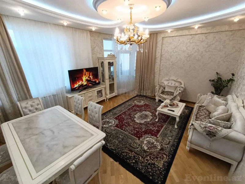 Satılır 4 otaqlı Mənzil Yeni tikili 145 m² İnşaatçılar m. - şəkil 2