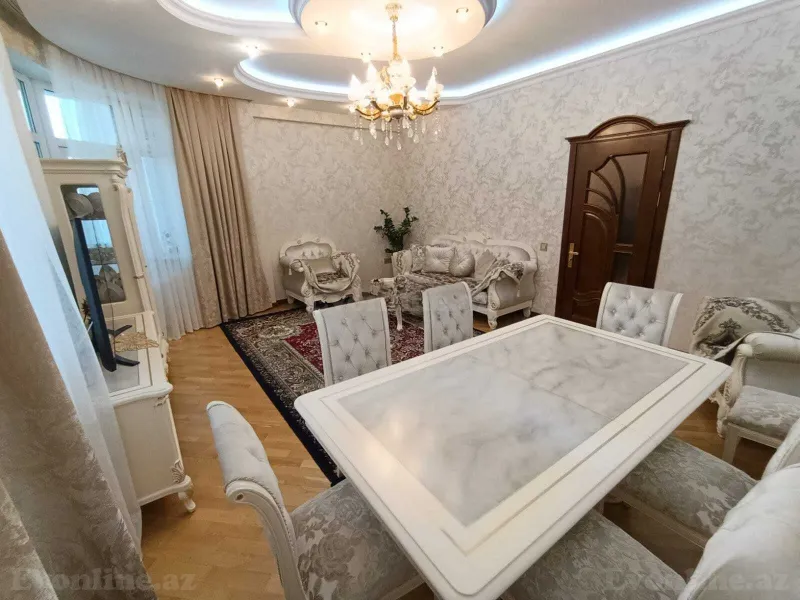 Satılır 4 otaqlı Mənzil Yeni tikili 145 m² İnşaatçılar m. - şəkil 4