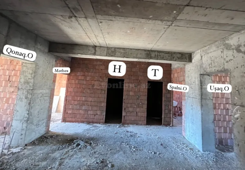 Satılır 3 otaqlı Mənzil Yeni tikili 150 m² Elmlər Akademiyası m. - şəkil 10