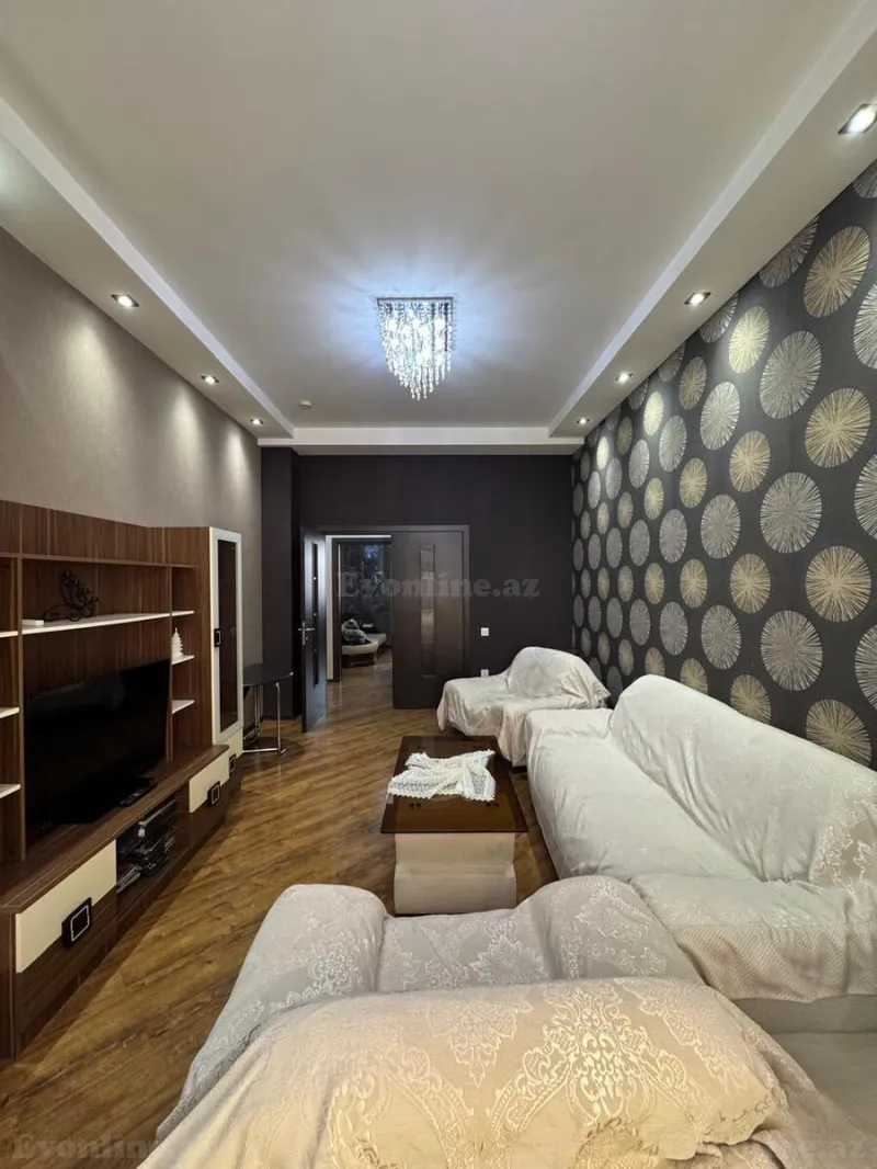 Kirayə verilir 3 otaqlı Mənzil Yeni tikili 102 m² Sahil m. - şəkil 2