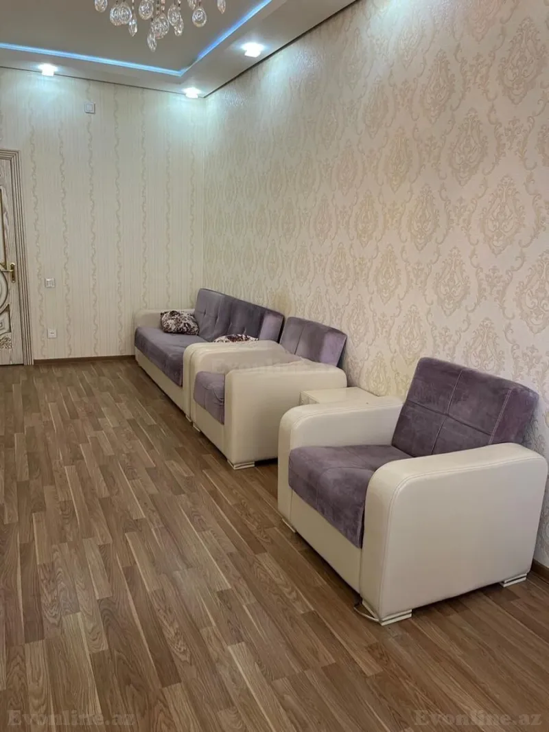 Kirayə verilir 2 otaqlı Mənzil Yeni tikili 100 m² Nəsimi m. - şəkil 2