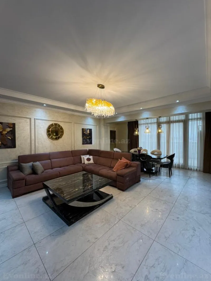 Kirayə verilir 4 otaqlı Mənzil Yeni tikili 160 m² Elmlər Akademiyası m. - şəkil 5