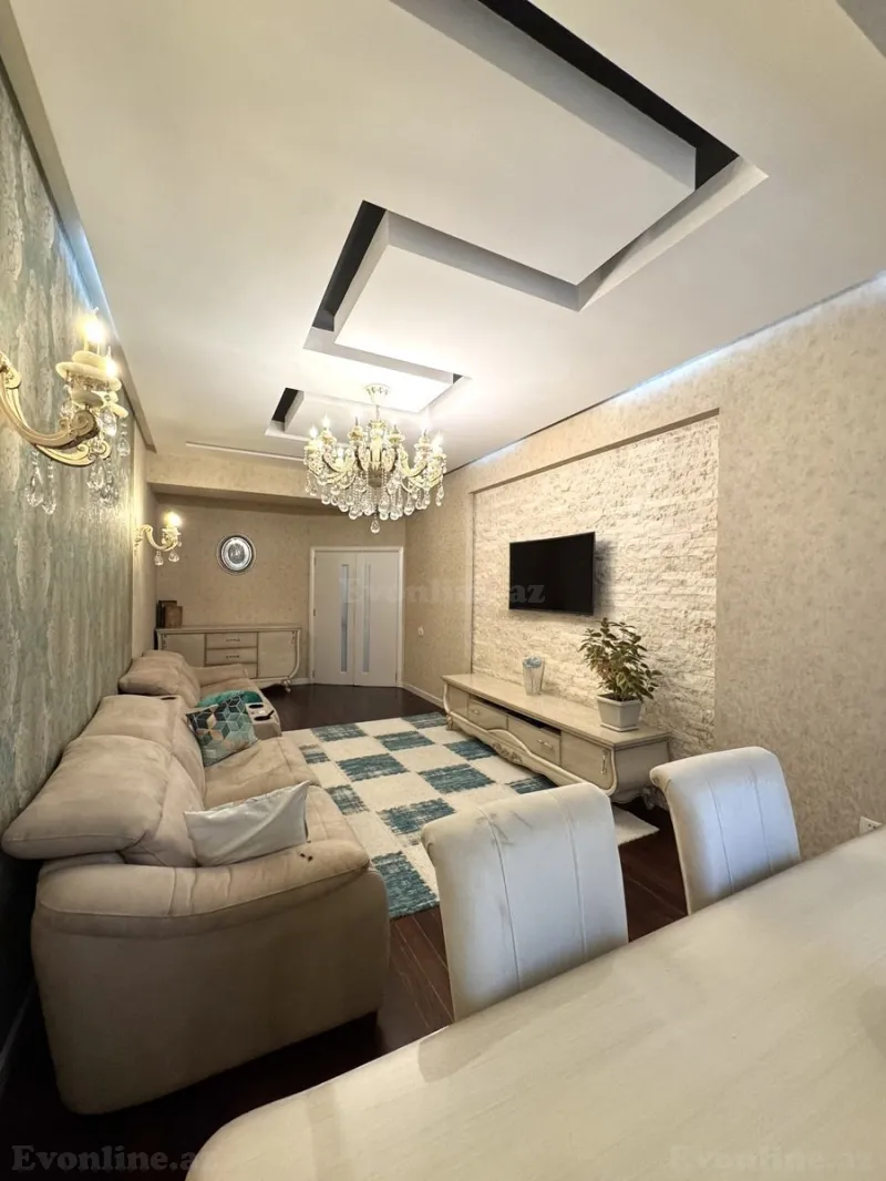 Satılır 4 otaqlı Mənzil Yeni tikili 138 m² Həzi Aslanov m. - şəkil 2