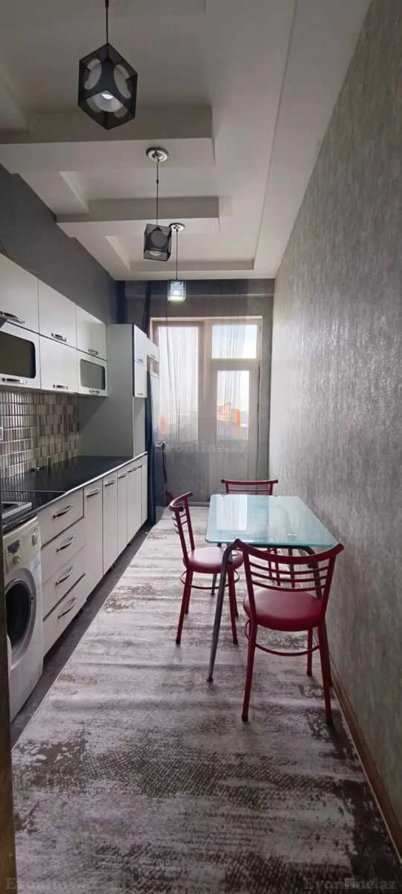 Kirayə verilir 3 otaqlı Mənzil Yeni tikili 101 m² Memar Əcəmi m.