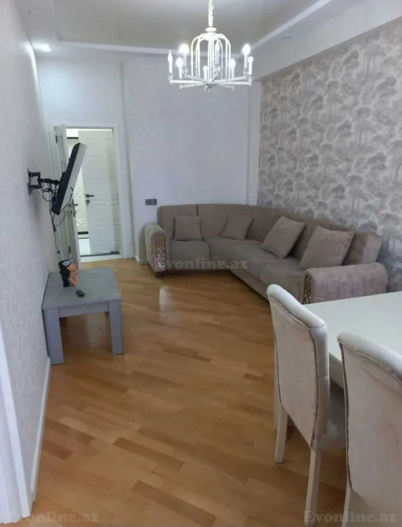 Kirayə verilir 2 otaqlı Mənzil Yeni tikili 65 m² Əhmədli m. - şəkil 2