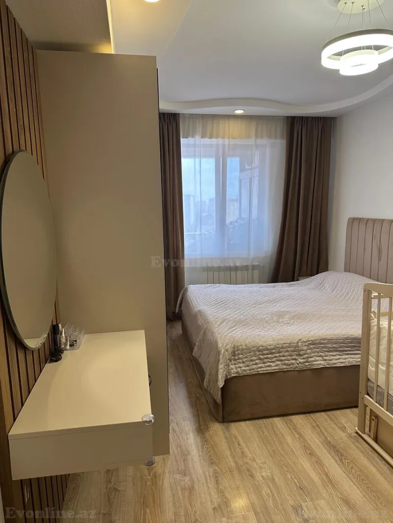 Satılır 3 otaqlı Mənzil Yeni tikili 78 m² Qara Qarayev m. - şəkil 16