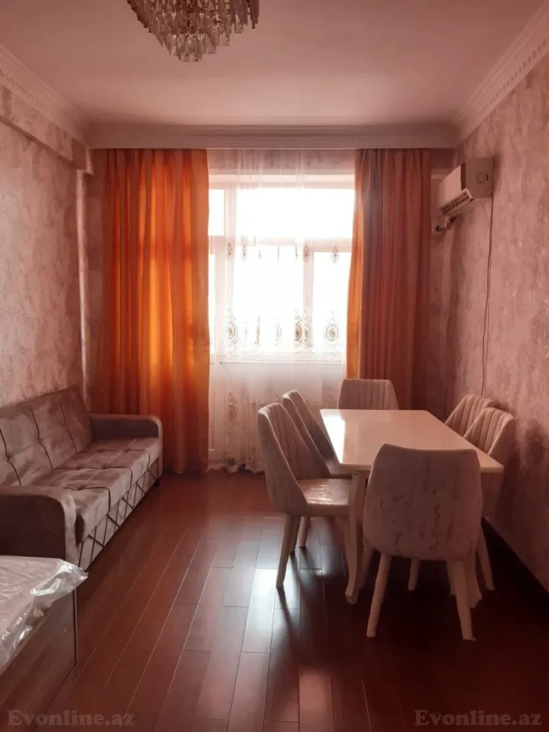Kirayə verilir 2 otaqlı Mənzil Yeni tikili 90 m² İnşaatçılar m.