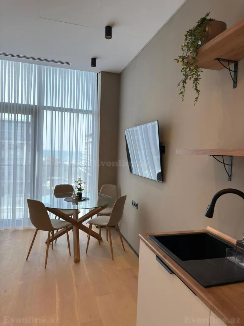 Kirayə verilir 1 otaqlı Mənzil Yeni tikili 60 m² Sea Breeze - şəkil 5