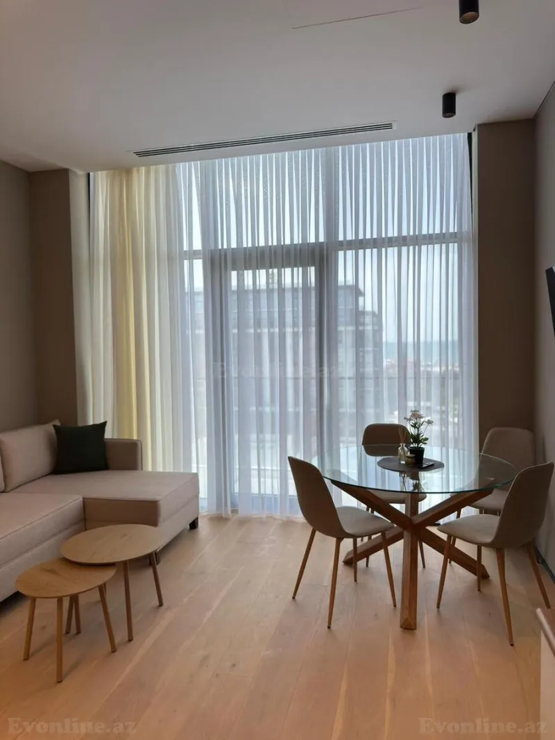 Kirayə verilir 1 otaqlı Mənzil Yeni tikili 60 m² Sea Breeze - şəkil 6