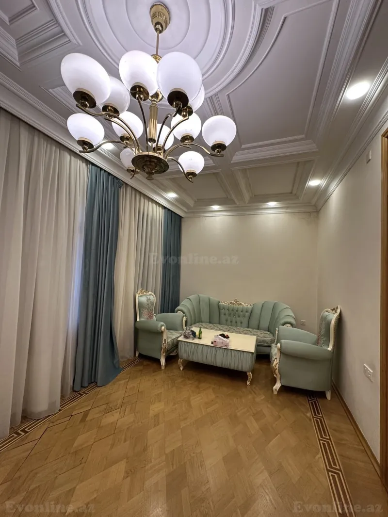 Satılır 3 otaqlı Mənzil Köhnə tikili 90 m² Elmlər Akademiyası m. - şəkil 2