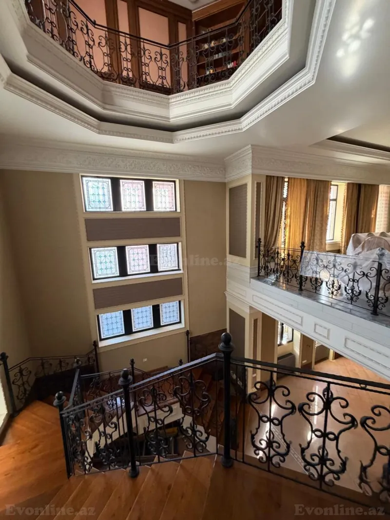 Satılır 10 otaqlı Həyət evi 1005 m² 8 Noyabr m. - şəkil 18