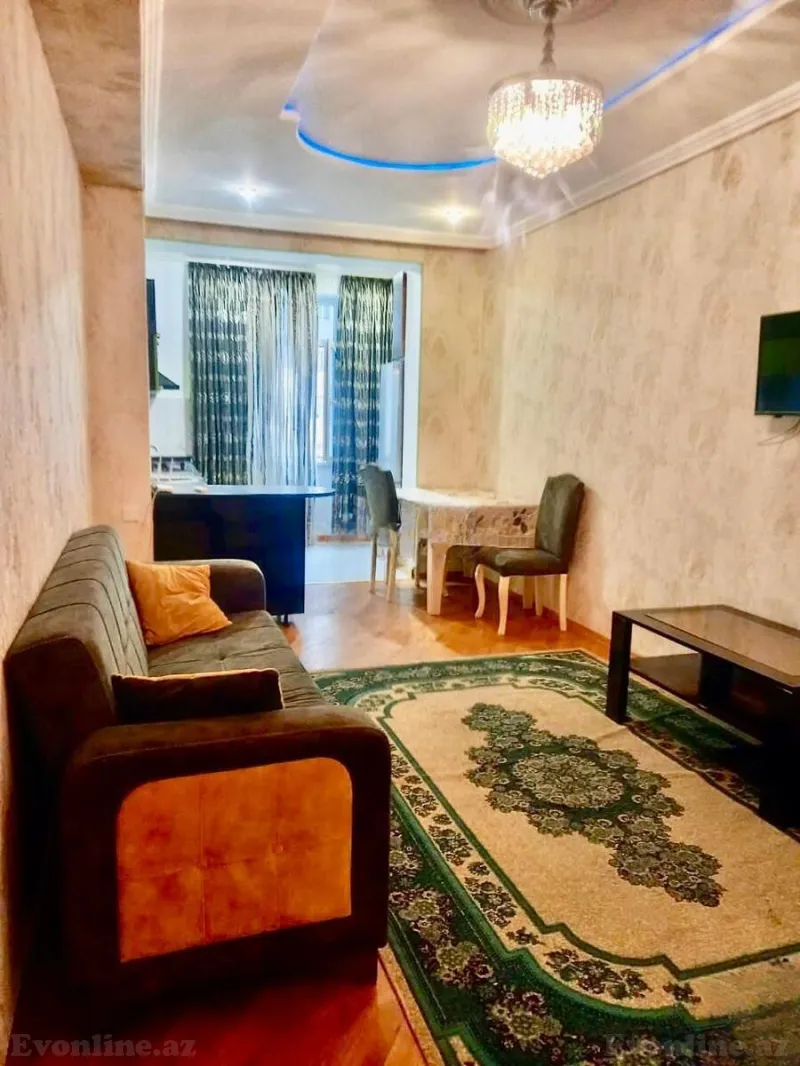 Kirayə verilir 2 otaqlı Mənzil Yeni tikili 80 m² Nəsimi m. - şəkil 3