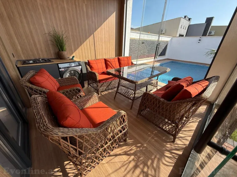 Kirayə verilir 4 otaqlı Həyət evi 120 m² Mərdəkan - şəkil 2
