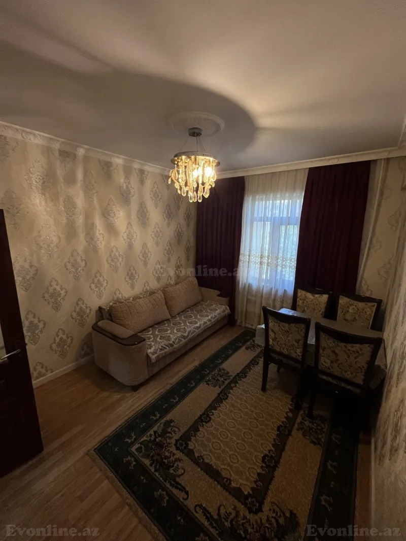2 otaqlı Mənzil 50 m² Xətai m. Kirayə verilir