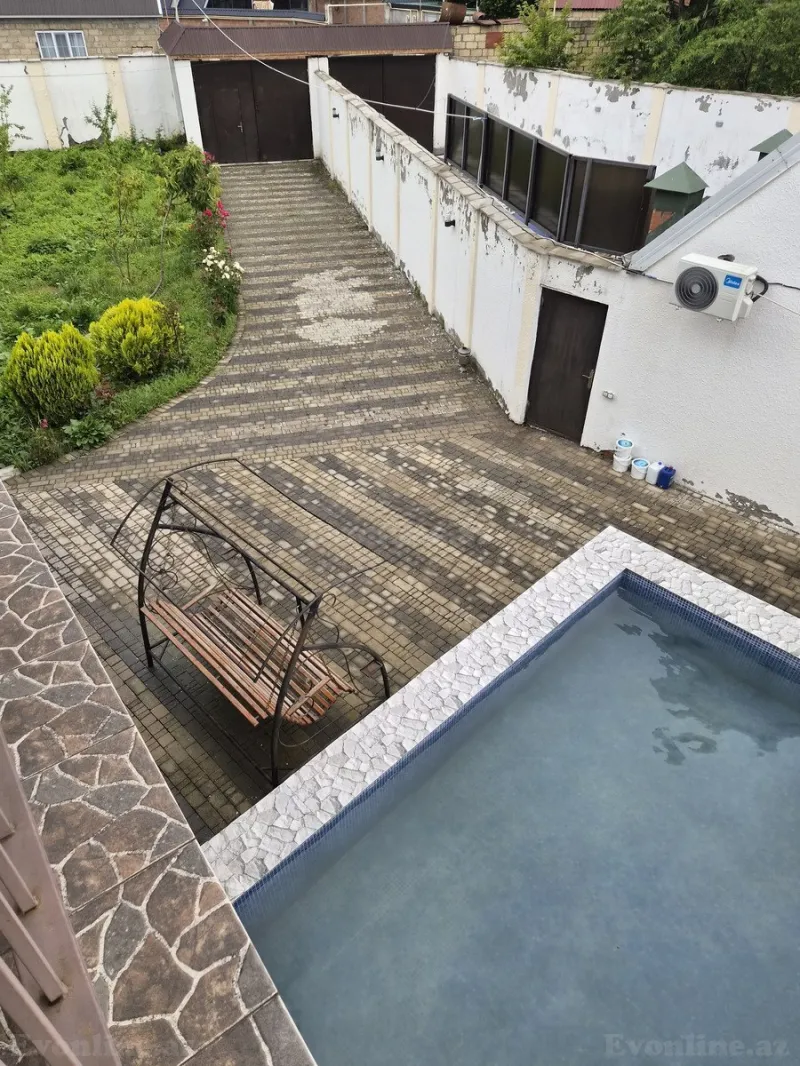 Kirayə verilir 4 otaqlı Həyət evi 200 m² Qəbələ - şəkil 10