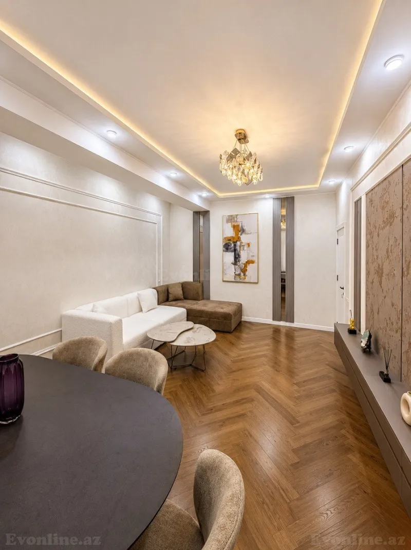 Satılır 2 otaqlı Mənzil Yeni tikili 85 m² Nəsimi r. - şəkil 3
