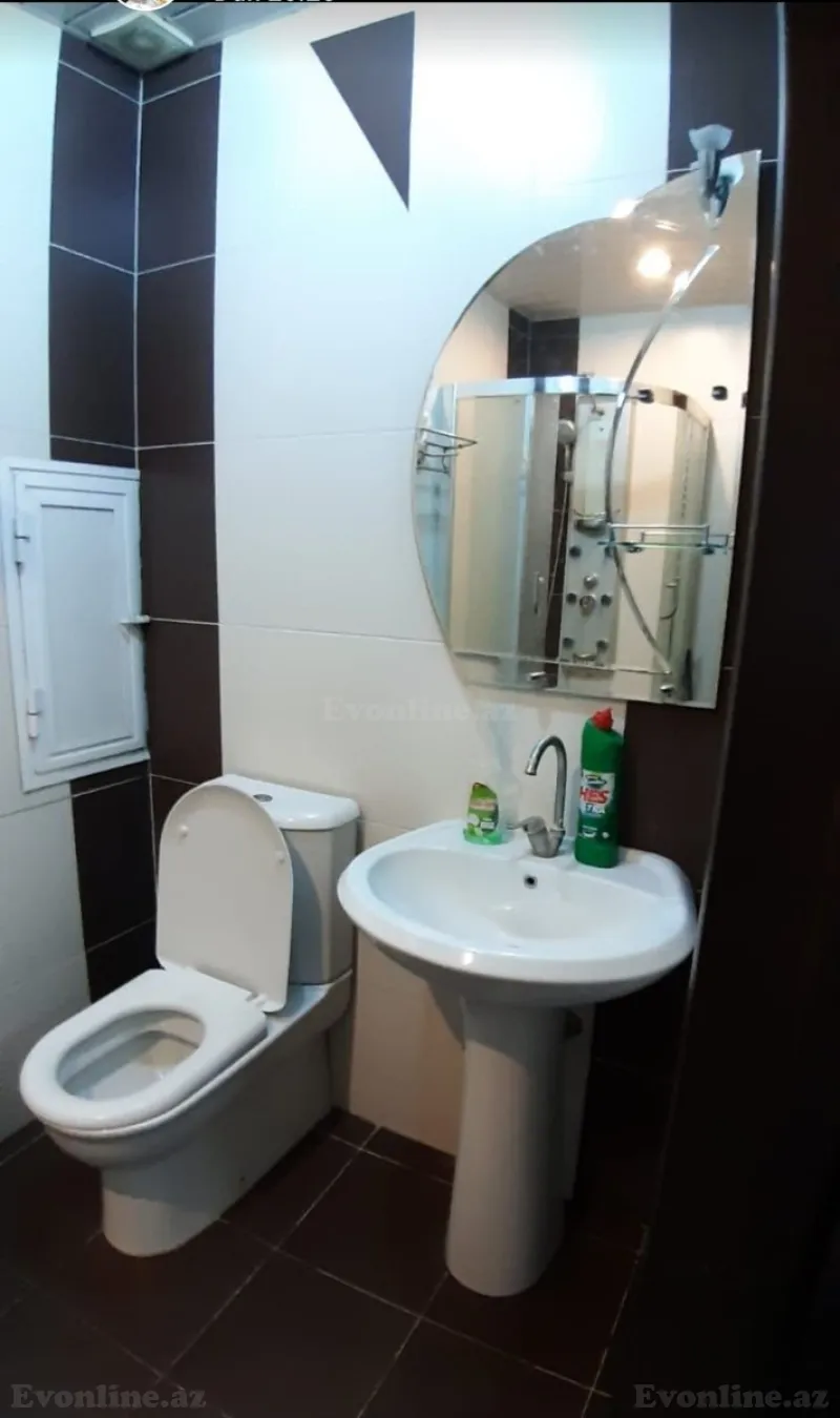 Kirayə verilir 2 otaqlı Mənzil Yeni tikili 90 m² Nəsimi r. - şəkil 12