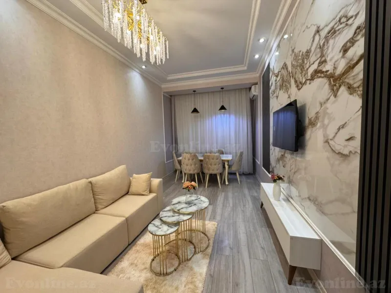 Kirayə verilir 2 otaqlı Mənzil Yeni tikili 70 m² Sahil m. - şəkil 2