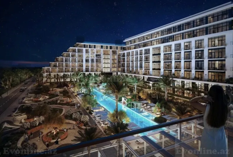 2 otaqlı Mənzil 75.6 m² Bilgəh Satılır