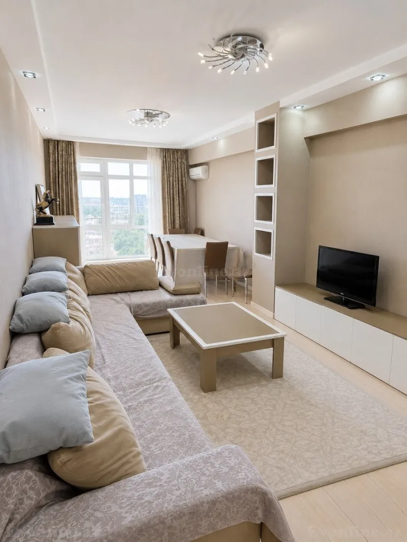Kirayə verilir 3 otaqlı Mənzil Yeni tikili 130 m² Nəriman Nərimanov m. - şəkil 2