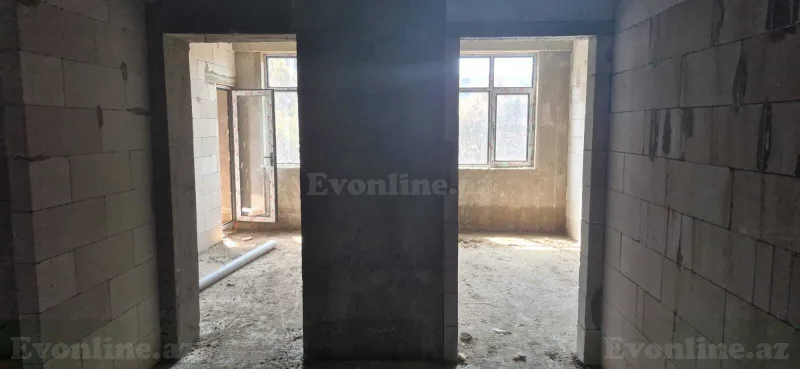 Satılır 1 otaqlı Mənzil Yeni tikili 55 m² Qara Qarayev m. - şəkil 3