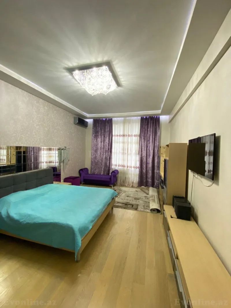 Kirayə verilir 3 otaqlı Mənzil Yeni tikili 150 m² Nəsimi r. - şəkil 5