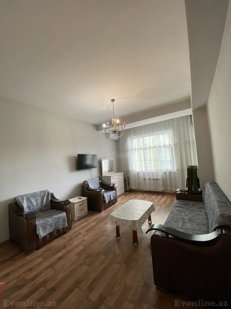 Kirayə verilir 1 otaqlı Mənzil Yeni tikili 80 m² Həzi Aslanov - şəkil 2