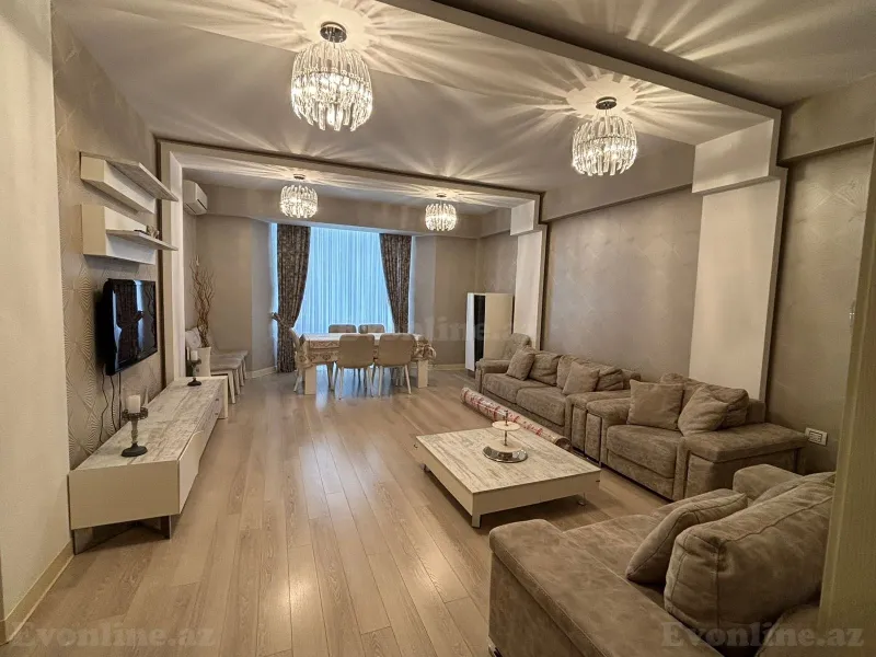 Kirayə verilir 3 otaqlı Mənzil Yeni tikili 140 m² Səbail r.