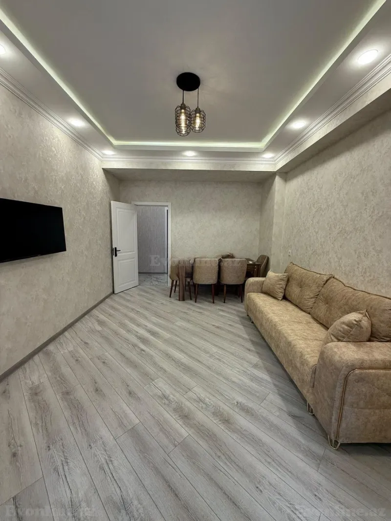 Kirayə verilir 2 otaqlı Mənzil Yeni tikili 75 m² Dərnəgül m. - şəkil 2