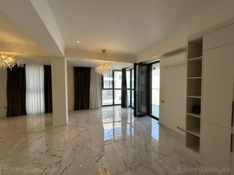 Kirayə verilir 4 otaqlı Mənzil Yeni tikili 165 m² Səbail r. - şəkil 3