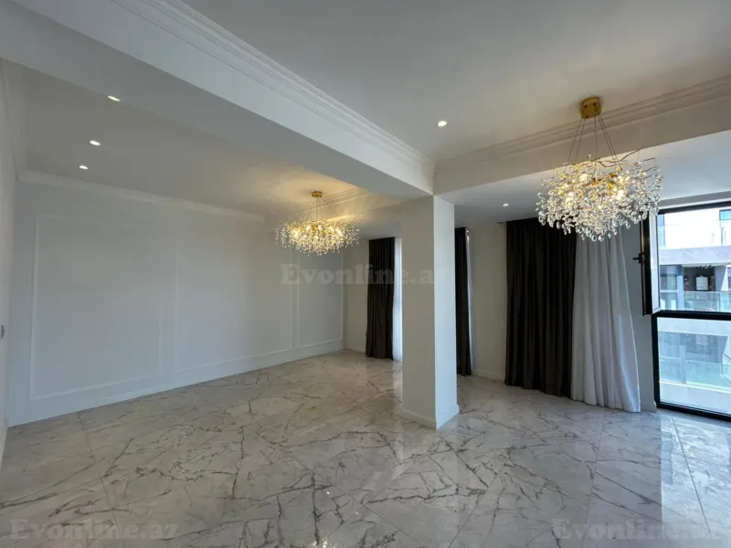 Kirayə verilir 4 otaqlı Mənzil Yeni tikili 165 m² Səbail r. - şəkil 4