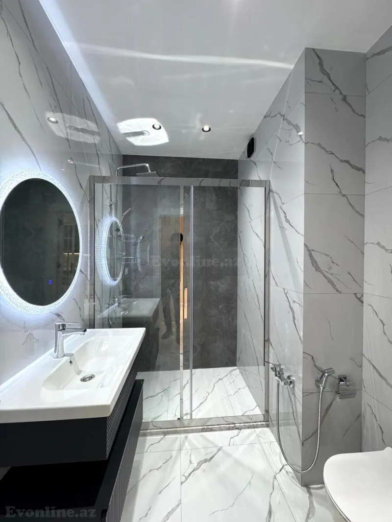 Kirayə verilir 2 otaqlı Mənzil Yeni tikili 75 m² 8 Noyabr m. - şəkil 9