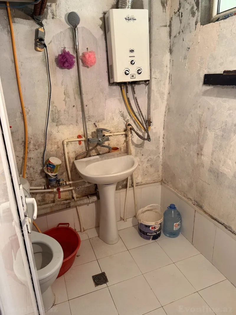 Kirayə verilir 1 otaqlı Mənzil Köhnə tikili 40 m² Binə - şəkil 6