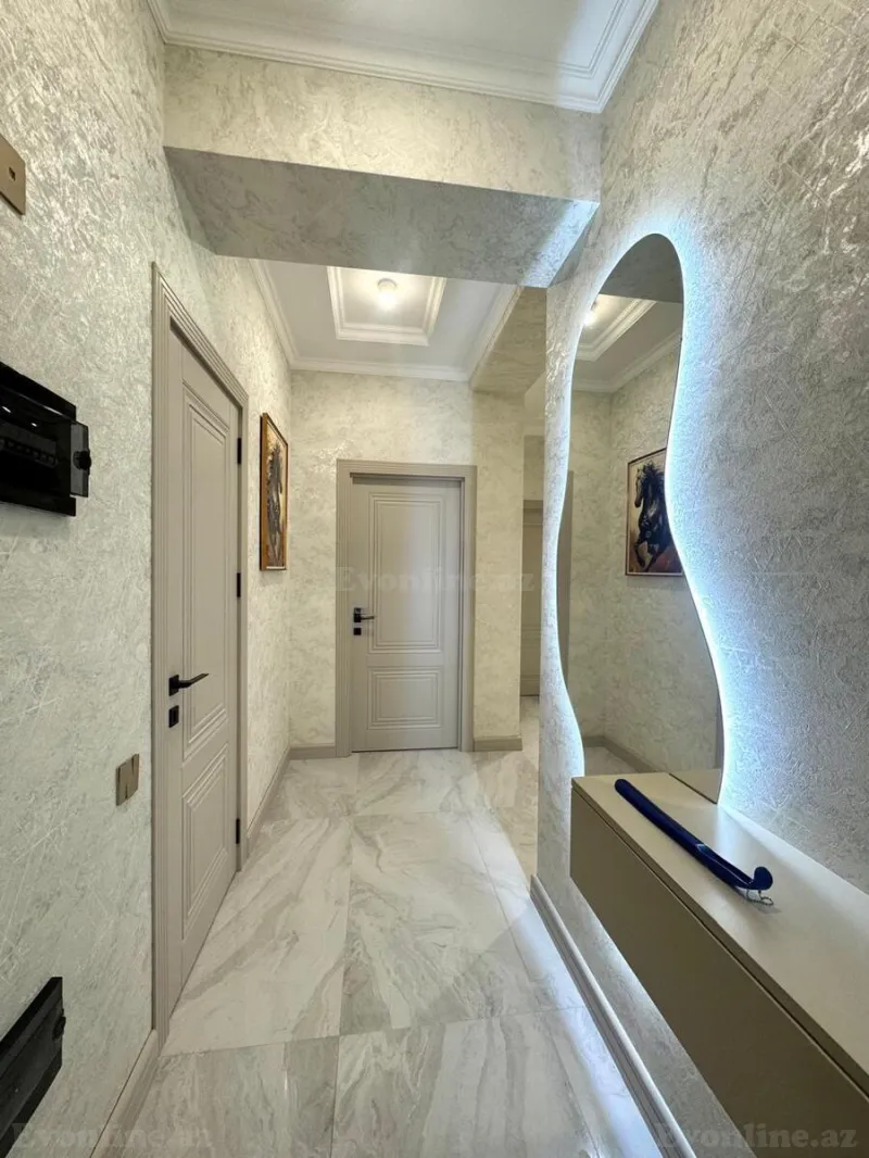 Satılır 3 otaqlı Mənzil Yeni tikili 76 m² Qara Qarayev m. - şəkil 8