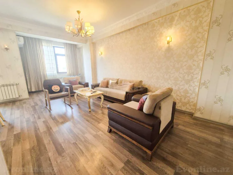 Kirayə verilir 2 otaqlı Mənzil Yeni tikili 90 m² Qara Qarayev m. - şəkil 2