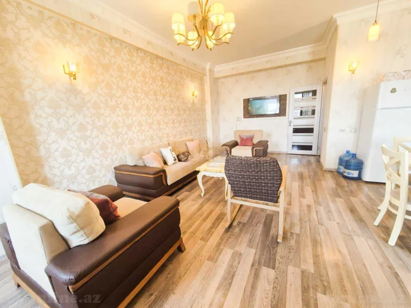 Kirayə verilir 2 otaqlı Mənzil Yeni tikili 90 m² Qara Qarayev m. - şəkil 3