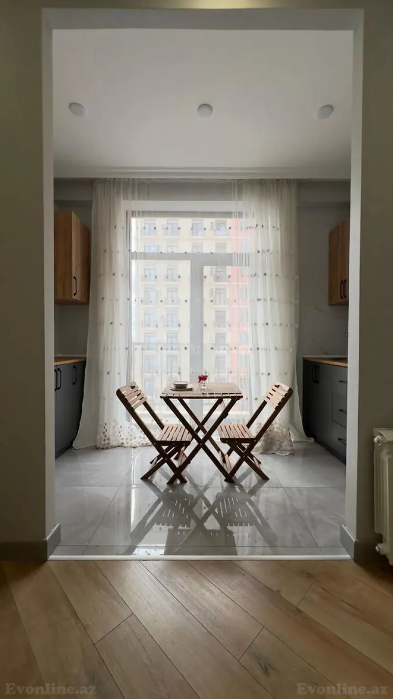 Kirayə verilir 2 otaqlı Mənzil Yeni tikili 60 m² Dərnəgül m. - şəkil 2