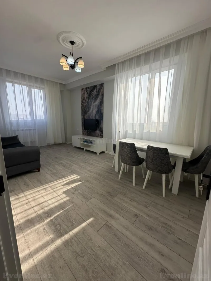 Kirayə verilir 3 otaqlı Mənzil Yeni tikili 110 m² Həzi Aslanov m. - şəkil 16