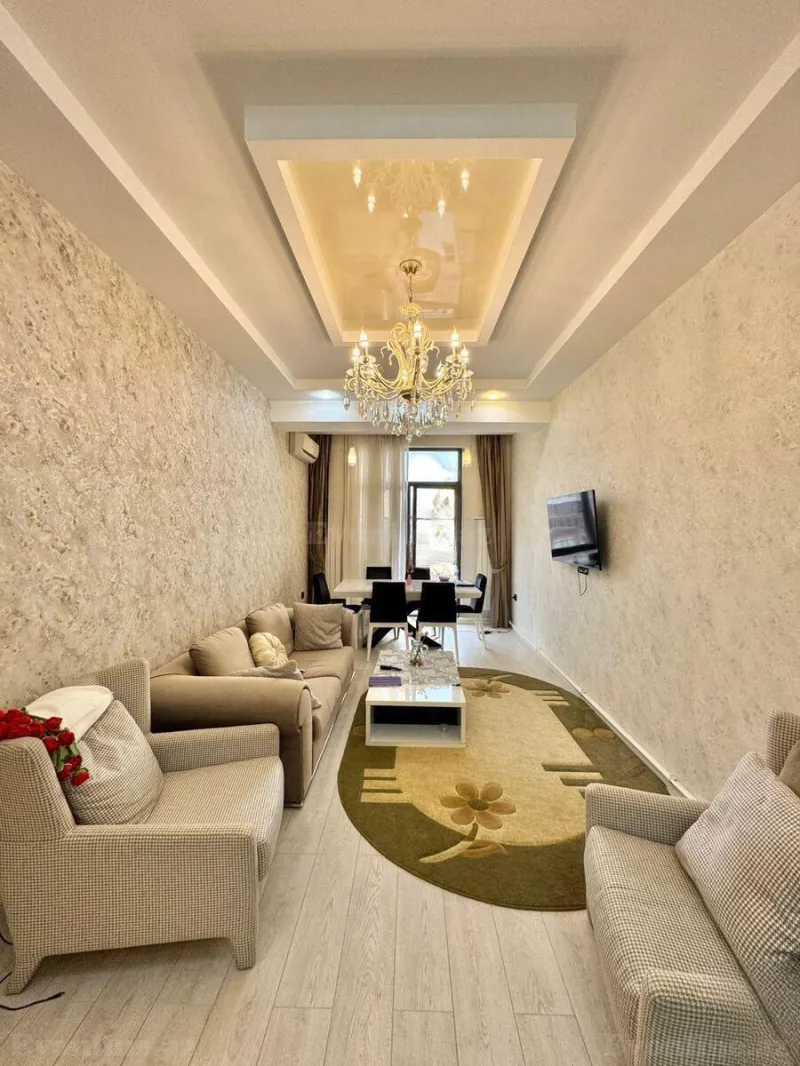 Kirayə verilir 2 otaqlı Mənzil Yeni tikili 65 m² Nəsimi r. - şəkil 3