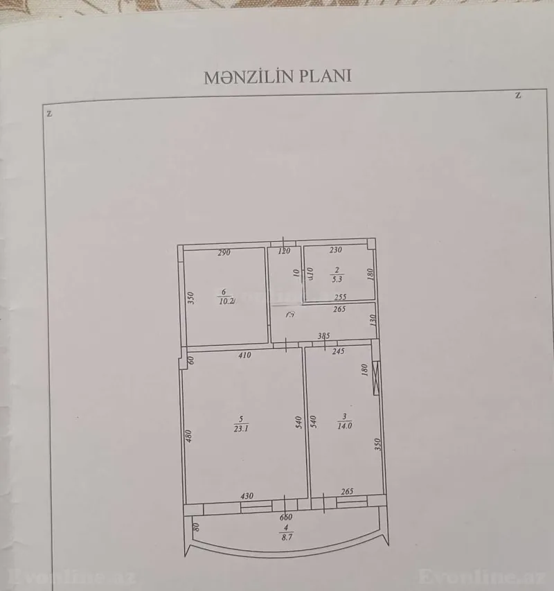 Satılır 2 otaqlı Mənzil Yeni tikili 69 m² Həzi Aslanov m. - şəkil 4