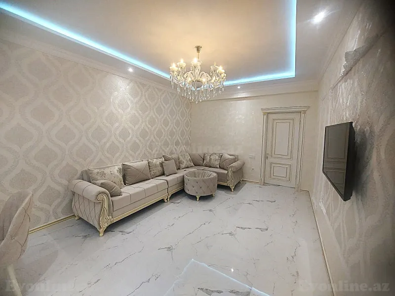 Kirayə verilir 3 otaqlı Mənzil Yeni tikili 104 m² İnşaatçılar m. - şəkil 2