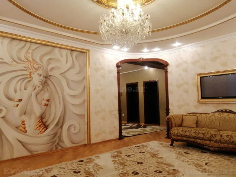 Kirayə verilir 4 otaqlı Mənzil Yeni tikili 160 m² Memar Əcəmi m. - şəkil 3