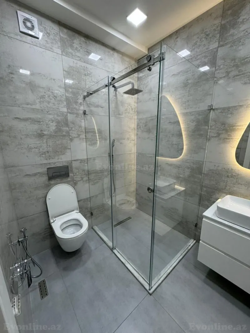 Kirayə verilir 2 otaqlı Mənzil Yeni tikili 60 m² Qara Qarayev m. - şəkil 9