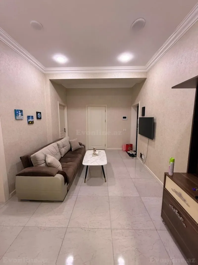 Kirayə verilir 4 otaqlı Mənzil Yeni tikili 120 m² Nəsimi r. - şəkil 2