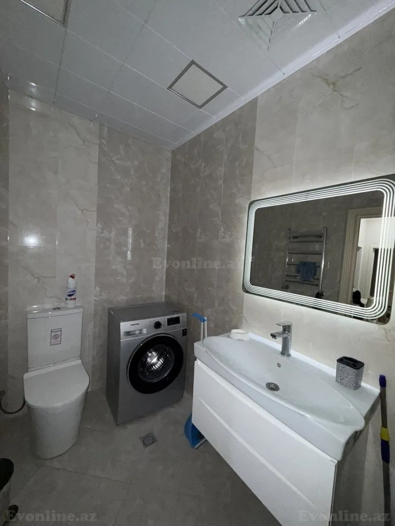 Kirayə verilir 4 otaqlı Mənzil Yeni tikili 120 m² Nəsimi r. - şəkil 11