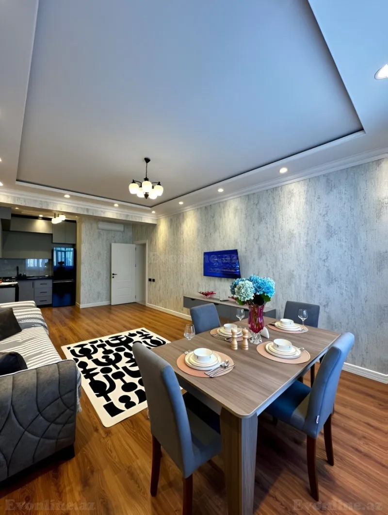 Kirayə verilir 3 otaqlı Mənzil Yeni tikili 120 m² Gənclik m. - şəkil 2